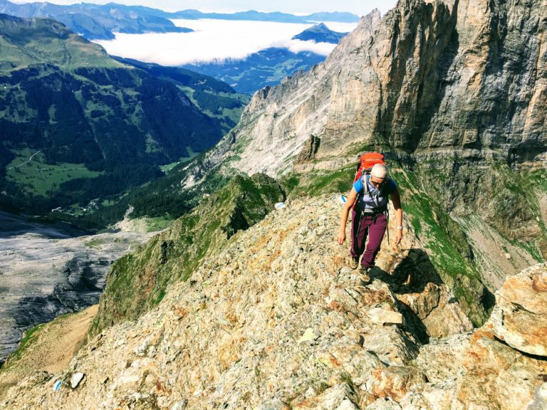 SACHütte Dossenhütte Wanderung von Rosenlaui